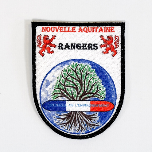 Gesublimeerde badge van de Rangers van Nieuw-Aquitanië