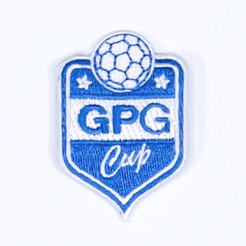 Geborduurde badges voor de GPG Cup