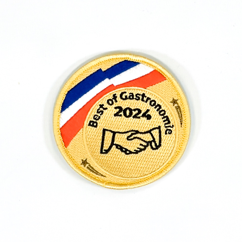 Borduren van de badge Best of Gastronomie