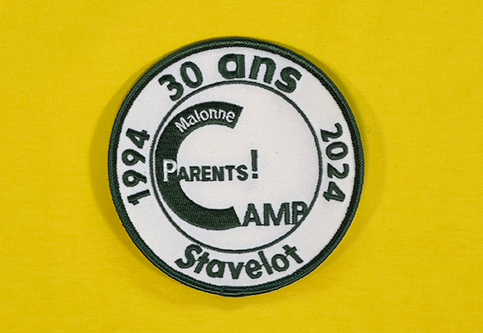 Geborduurde badges Malonne ouderkamp