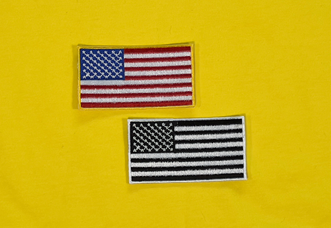 Patches geborduurd met de Amerikaanse vlag