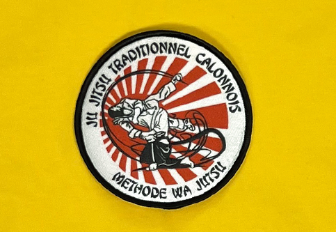 Gesublimeerde badges voor de Calonnois JU JITSU club