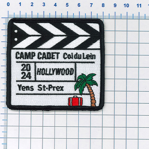 Hollywood thema cadet kamp patch