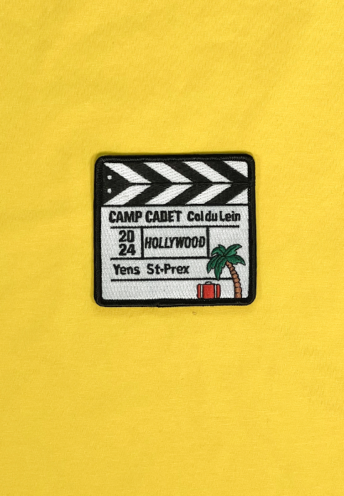 100% geborduurde patches voor een Hollywood-kadettenkamp