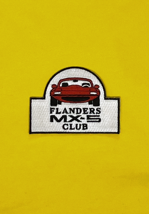 Vlaanderen MX-5 Club geborduurde badges