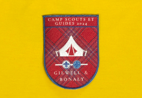 Embleem met het wapen van Gilwell & Bonaly