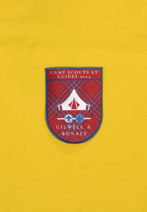 Embleem met het wapen van Gilwell & Bonaly