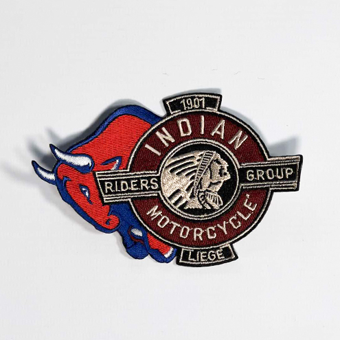 Geborduurd patch Indian Motorcycle Luik