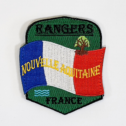 Franse vlag patch voor de Rangers van Nieuw Aquitanië