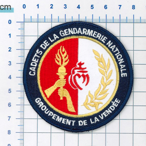 Proefdruk Vendee Nationale Gendarmerie cadetten