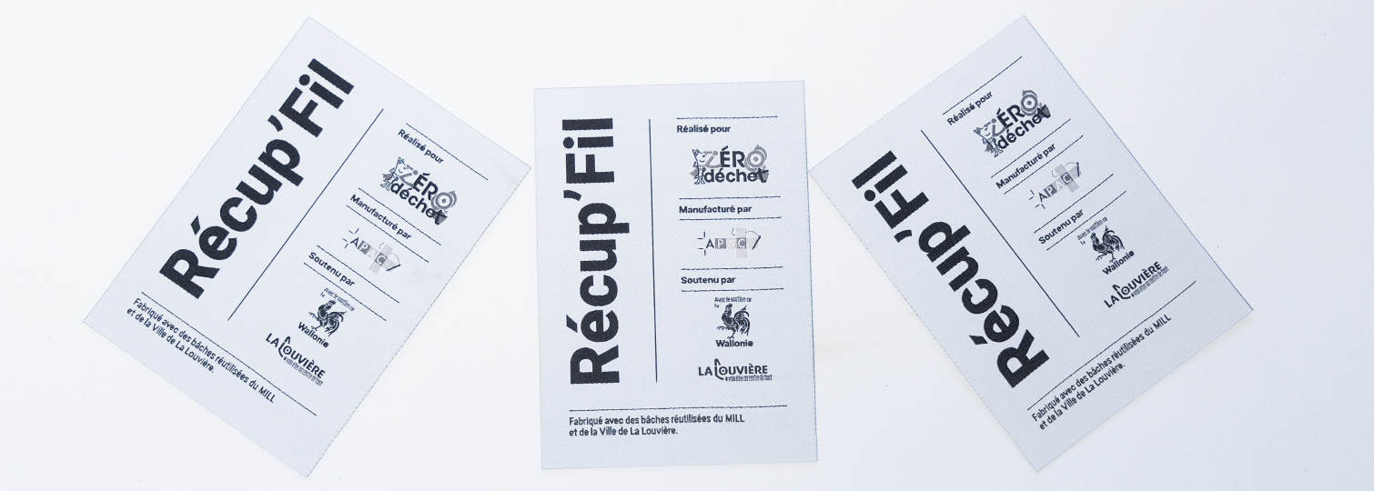 Récup'Fill: personalized patches as tote bag tags