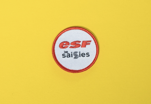 Patches voor de skileraars van de ESF Les Saisies